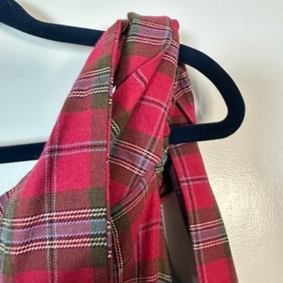 Magnolia Place Red Skater Dress Sleeveless Plaid 2XL (SEE MEASUREMENTS) - Picture 7 of 9